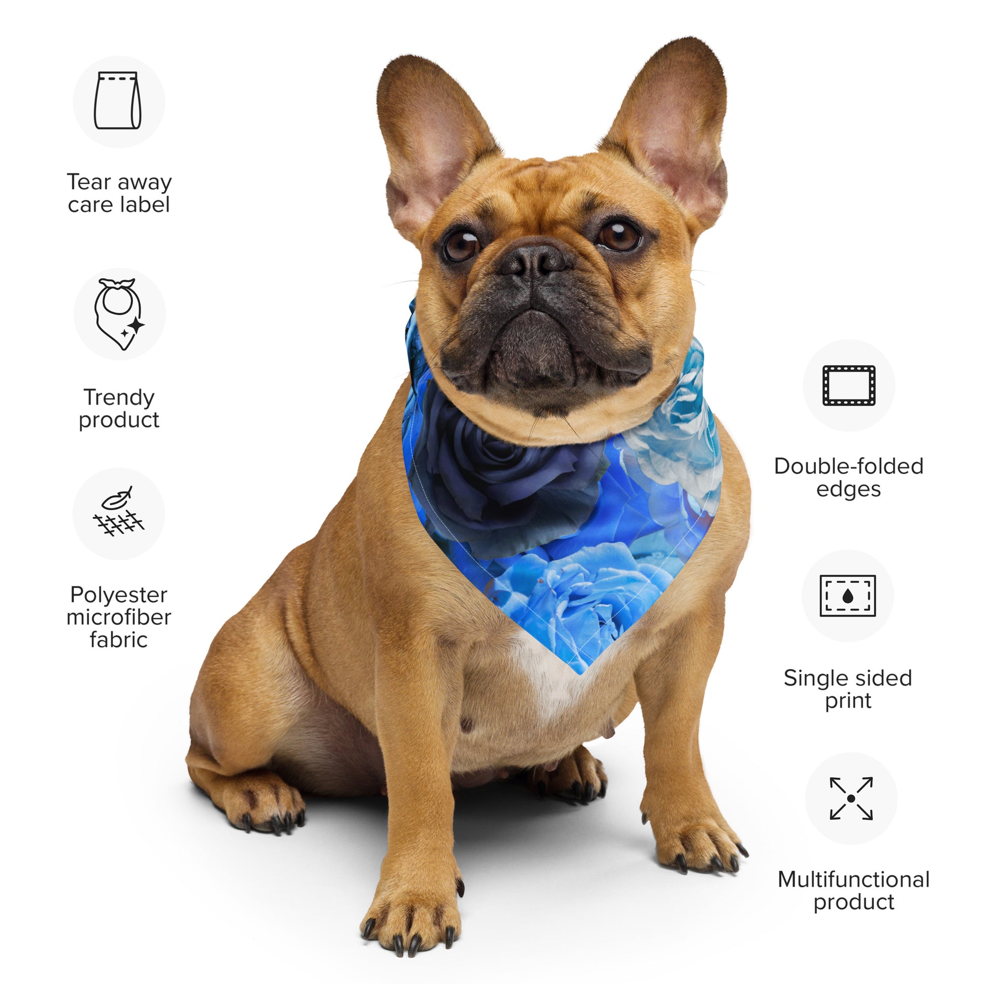 When you introduce your newborn baby to their big brother, and he instantly falls in love. Aw so cute! Here's a gorgeous dog bandana for a proud and caring big brother. Perfect for including your dog son in the newborn family portrait. What a good boy