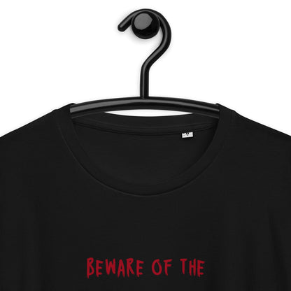 Beware of the Chihuahua - Zombie Chihuahua - organic cotton black Halloween t-shirt for men, women and teens. Design by Renate Kriegler for Chimigos.